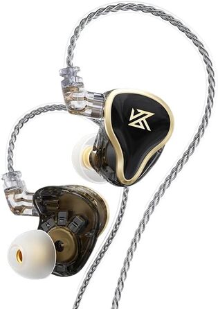 Внутрішньоканальний монітор LINSOUL KZ ZAS 7BA1DD, HiFi Bass, Ігрові навушники, Hybrid IEM, знімний кабель