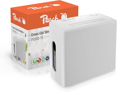 Шредер Aktenvernichter SuperSilent PS500-15A: тихий, 6 листів, A4, P-4, DSGVO