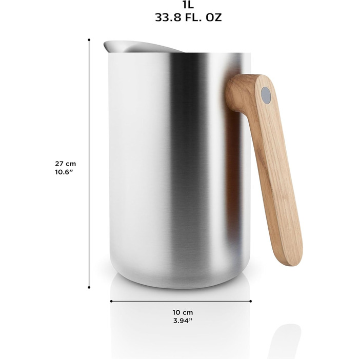 Термос Eva Solo Isolierkanne 1,0л Nordic Kitchen - безперебійне наливання