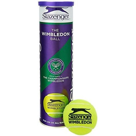 Тенісні м'ячі Slazenger Wimbledon, офіційний продукт, 3 трубки, 12 м'ячів
