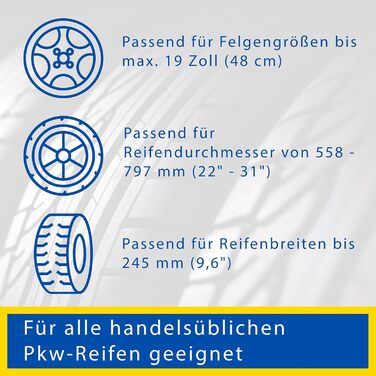 Сумки для шин Goodyear з 600D поліестеру, чорні, водовідштовхувальні, захист від УФ, набір 4 шт.
