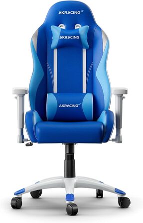 Крісло AKRacing Gaming Chair California, штучна шкіра, 5 років гарантії (Tahoe, синій)