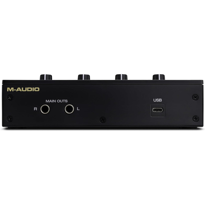 M-Audio M-Track Duo - USB аудіоінтерфейс для запису, стрімінгу та подкастингу (2 XLR/Line входи, 192kHz, USB-C)