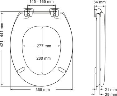 Сидіння для унітазу Bemis 5900ZART000, у формі мушлі, біле Shell Ultra-Fix