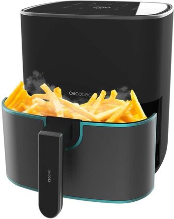 Фритюрниця без олії Cecotec Cecofry 6000 Full, 6 л, 1700 Вт, PerfectCook, 12 режимів, чорний колір