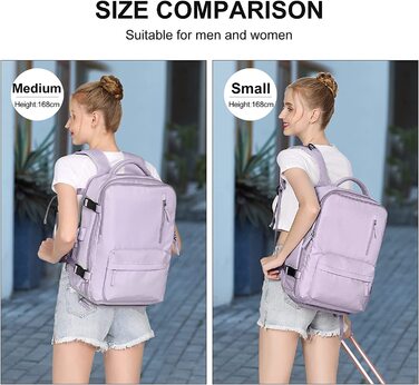 Дорожній рюкзак SZLX 40x20x25 см фіолетовий