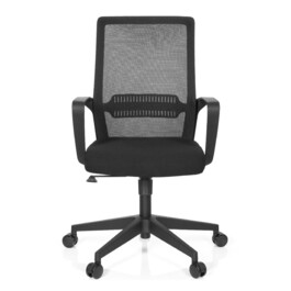 Офісне крісло / поворотне крісло PRESTON Mesh Black hjh ОФІС