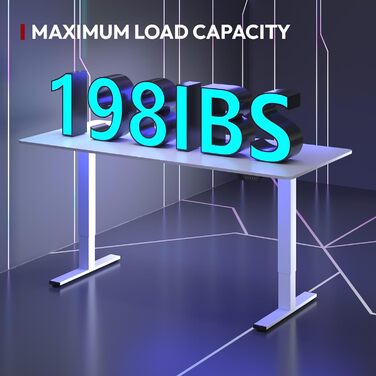 Регульований стіл Sanodesk з двома моторами – електричний стіл для роботи та ігор з пам'яттю, регулюванням висоти, 140x70 см (горіх) Білий+горіх