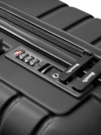 Набір валіз Hartgepäck Seattle 3-ті, чорний колір | ABS, 4 колеса, TSA-замок | для жінок та чоловіків