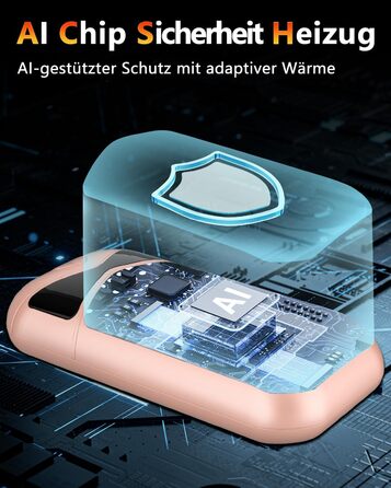 Електричні грілки для рук DDKJ 2 шт. 7000mAh з магнітом, 3 режими нагріву до 55°C, портативні, для дітей, чоловіків, жінок (рожевий)