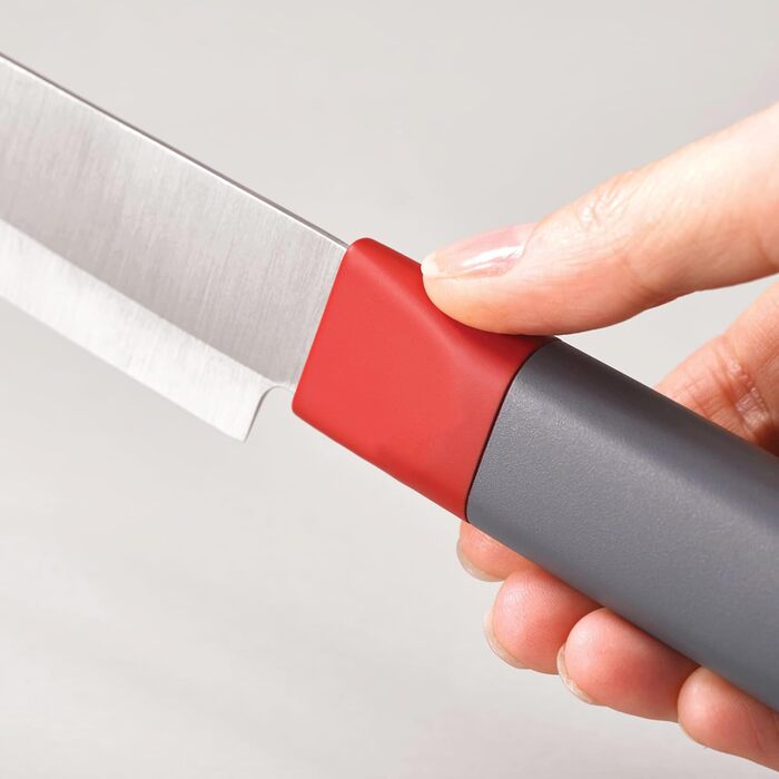 Набір ножів Joseph Joseph 5 шт. з нержавіючої сталі, червоний/сірий