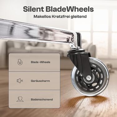 Ергономічне крісло Galahad для офісу та ігор | Крісло для роботи та геймінгу | Міцне крісло до 150 кг (чорний Lancelot)