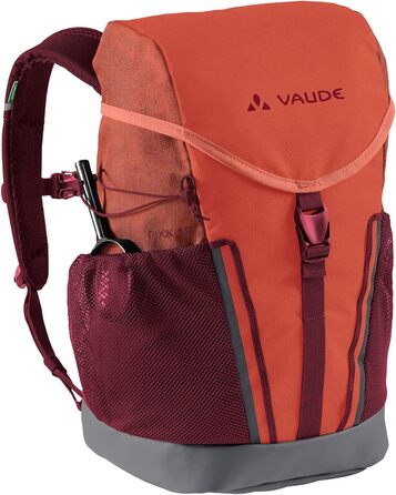 Дитячий рюкзак VAUDE для хлопчиків і дівчаток Puck, зручний туристичний рюкзак для дітей, стійкий до погодних умов шкільний рюкзак з дощовиком і збільшувальним склом, багато місця для зберігання, синій/затемнення, (один розмір, Hotchili)