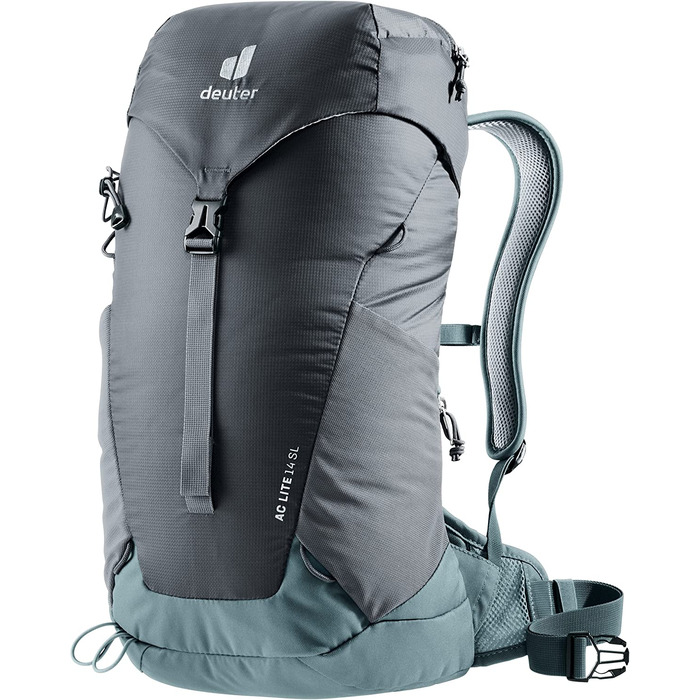 Жіночий похідний рюкзак deuter Ac Lite 14 SL довжиною 14 з графітового сланцю