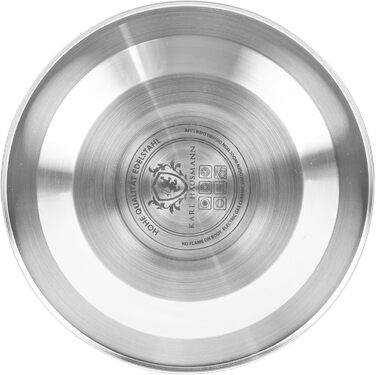 Чайник-заварник Karl Hausmann 3L з автоматичним свистком, з нержавіючої сталі для індукційних, газових та електричних плит