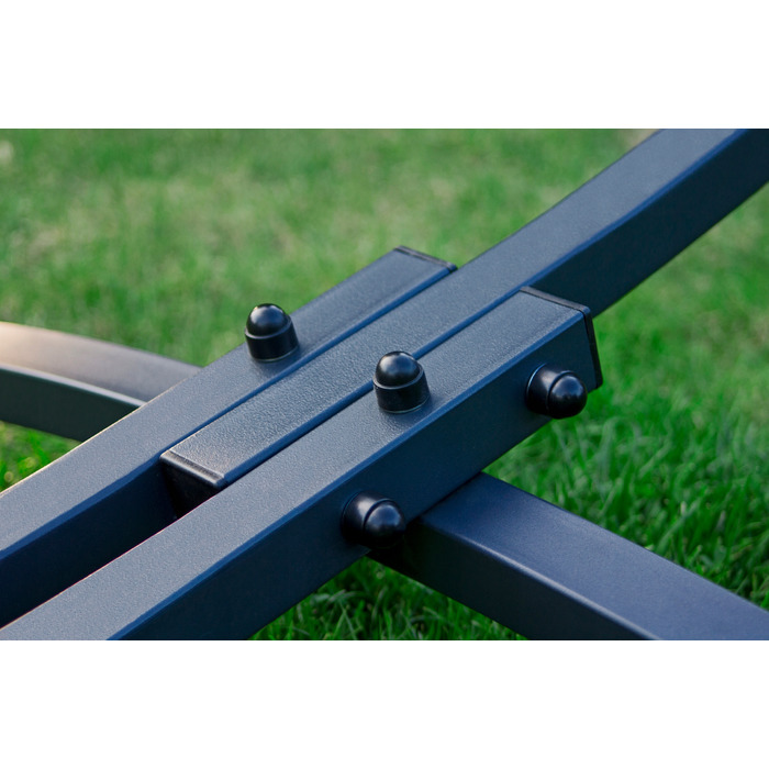 Садовий гамак POTENZA ROMA XL 220x160 см зі сталевою стійкою, витримує до 220 кг