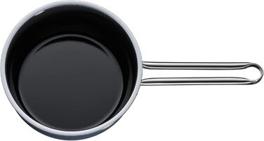 Каструля WMF Fusiontec Essential, 16 см, 1,3 л, без кришки, нержавіюча сталь, індукційна, з високотехнологічної кераміки, стійка до подряпин, без покриття, темно-синя, Made in Germany