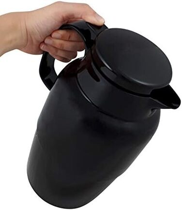 Термос Helios Mondo Push з нержавіючої сталі, 1,3 л, білий, з кнопкою відкривання