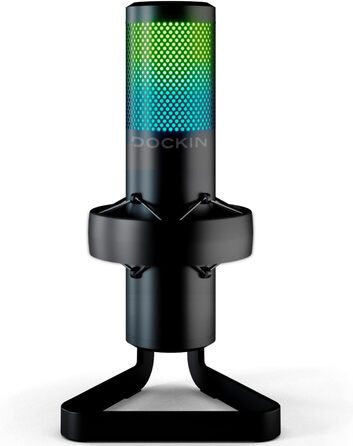 DOCKIN® MP2000: USB мікрофон-конденсатор для ПК, геймінгу, подкастів та стрімінгу. Якісний мікрофон з міцним кріпленням для запису звуку. Преміум звук (130дБ).