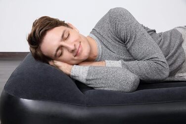 Надувний матрац Bestway Aeroluxe з вбудованим електронасосом, Queensize 203x152x46 см