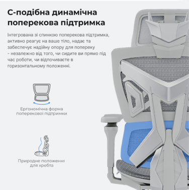 Крісло ігрове Anda Seat X-Air Pro Size XL Mesh Gray