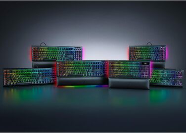 Механічна ігрова клавіатура Razer BlackWidow V4 TKL HyperSpeed з Green Switch (RGB Chroma, 6 макро-клавіші, QWERTZ DE-Layout)