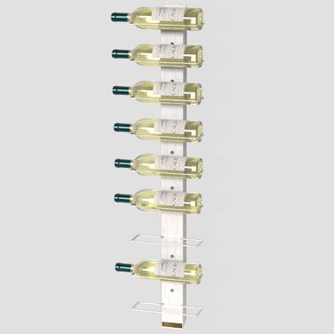 Стильна дерев'яна полиця для вина Jackcube Design MK699A на 9 пляшок, для кухні та декору