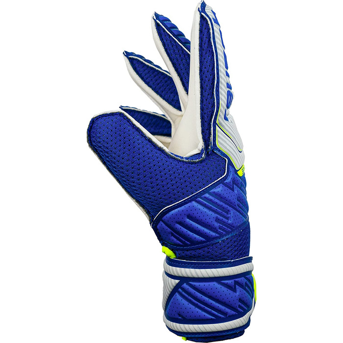 Воротарські рукавички унісекс Reusch Attractt Solid Junior 7 Vapor сірого кольору / темно-синього кольору