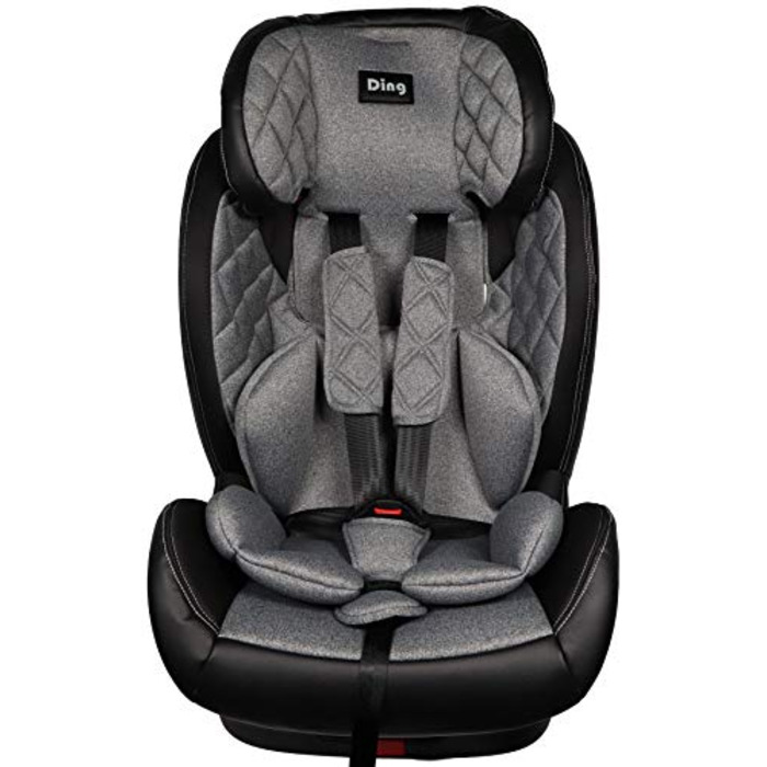 Дитяче автокрісло Ding Space YB709A з Isofix і положенням для відпочинку 9-36кг Група 1/2/3, знак схвалення ECE R44/04, сірий