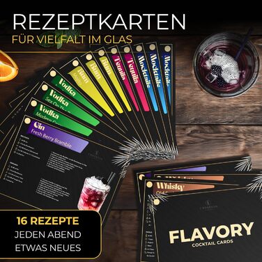 Набір для коктейлів Cobbler 700мл з нержавіючої сталі, професійний шейкер для барменів з підставкою та рецептами, класичний набір (Gold)