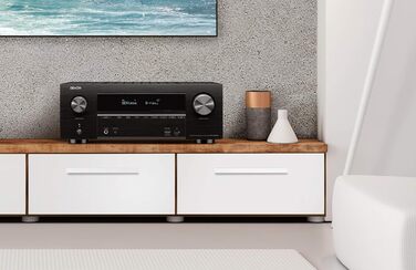 Підсилювач Denon AVC-X3700H 9.2, Alexa, 8K, Bluetooth, Wi-Fi, Dolby Atmos, HEOS, Чорний