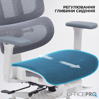 Крісло офісне OfficePro Skyline OC750-W-DG-DG