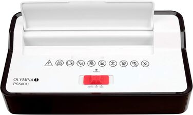 Шредер для документів Olympia PS 54 CC Profi Aktenvernichter – безпека P4, різений ніж, 8 аркушів, для офісу