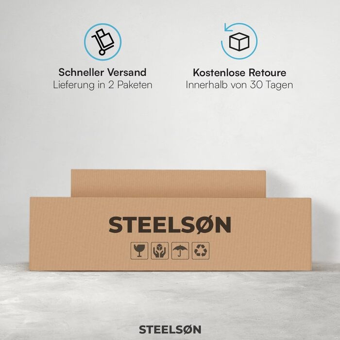 Садовий будиночок STEELSØN Novara 192x92x151 см – пластиковий сарай для інструментів з вікном, стійкий до погодних умов, темно-сірий