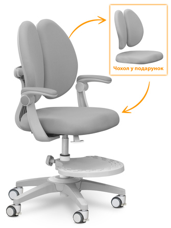 Дитяче крісло Mealux Sprint Duo Grey (арт.Y-412 G)