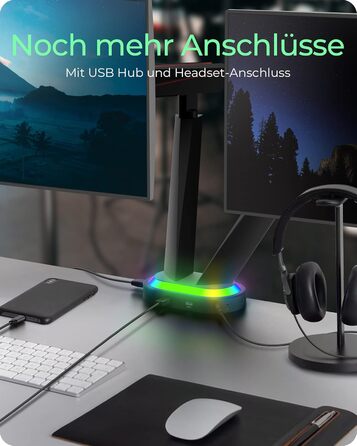 Кріплення для монітора ICY BOX IB-MS313-T: підставка для 1 монітора до 32 дюймів (до 8 кг, VESA 75x75/100x100), сталевий кронштейн, регульований нахил та поворот, кріплення на стіл, чорний