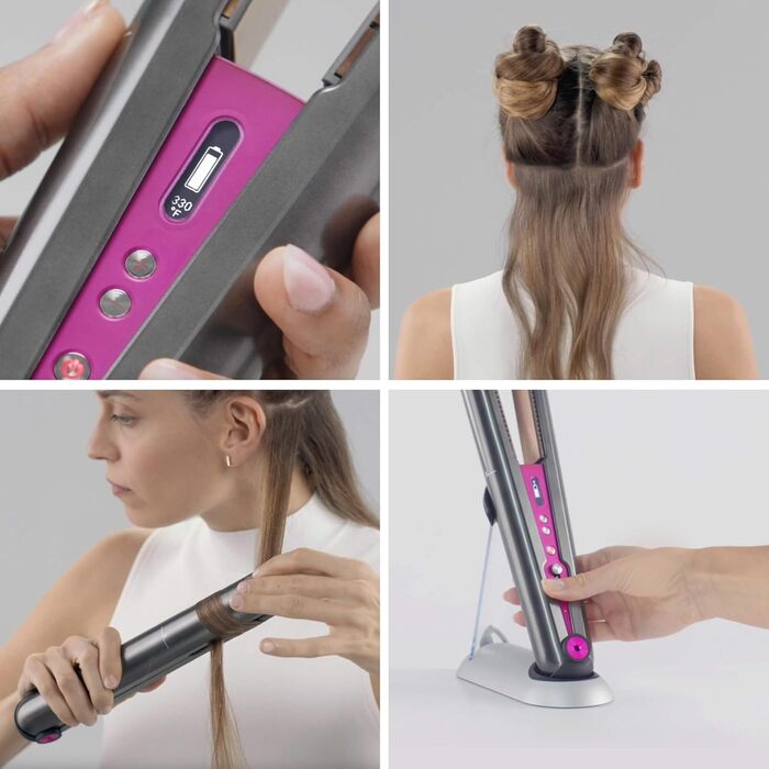 Випрямляч для волосся Dyson Corrale Copper мідний, бездротовий, з гнучкими пластинами