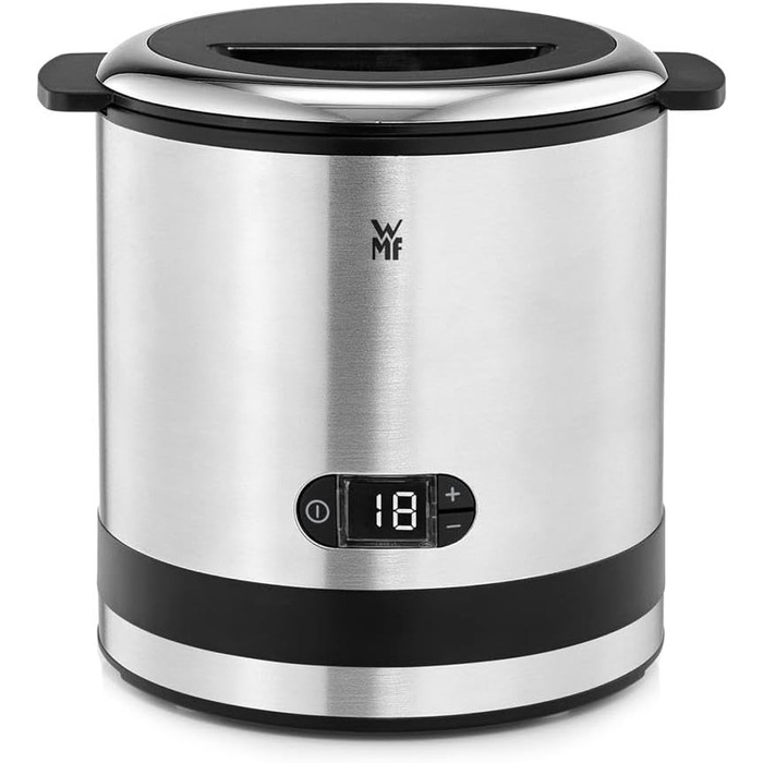 WMF Küchenminis 3в1 морожениця, машина для приготування замороженого йогурту, сорбету та морозива, контейнер 300 мл, таймер на 30 хвилин, компактна електрична йогуртниця