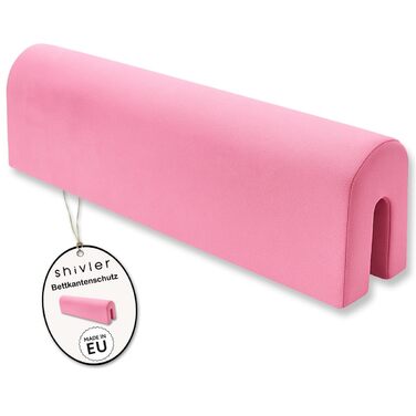 Захист для ліжечка дитячого бортик-подушка від випадання (120 см, Рожевий)