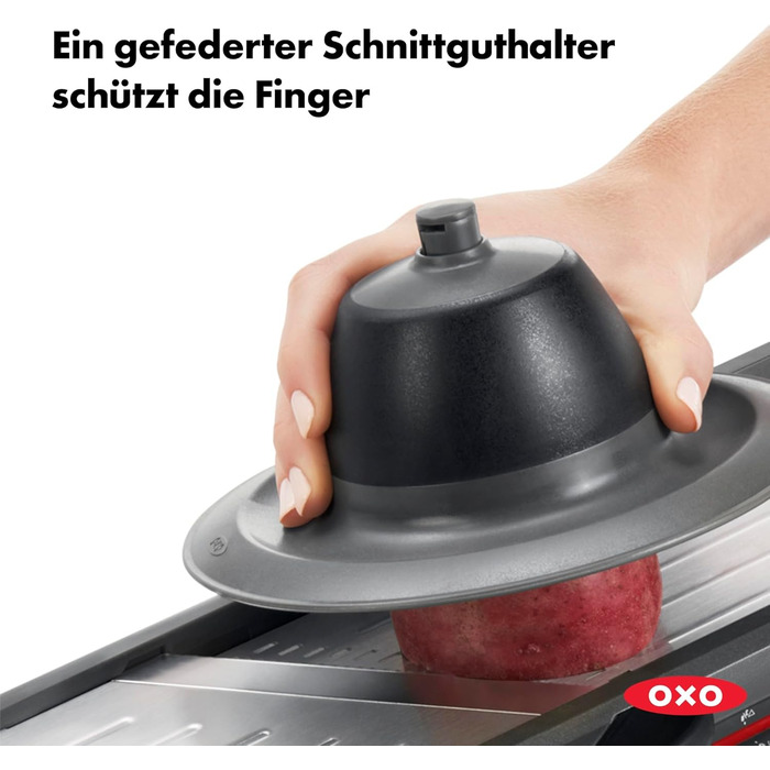OXO Good Grips Професійний овочевий та фруктовий слайсер 2.0 з японської сталі, сірий, для кухні