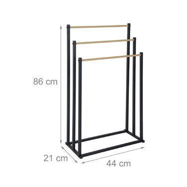 Підставка для рушників Relaxdays з 3 перекладинами