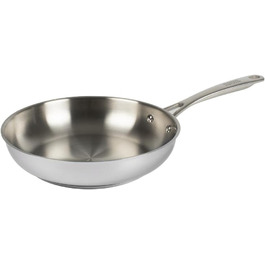 Сковорода KUHN RIKON Allround 24 см, незмінне покриття, нержавіюча сталь, для всіх типів плит (включно з індукційними), для швидкого обсмажування