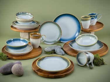 Cascade Bowls Mix Series, Набір чаш Будди 4 предмети (Color Mix, Combo Service 16 предметів), 17546