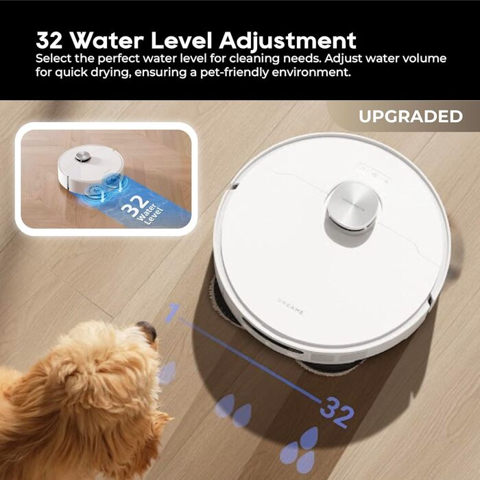 Робот-пилосос Dreame L10s Ultra Gen 2 з миючим модулем, 10000Pa, LiDAR, MopExtend, автомийка та сушка, самостійне очищення та поповнення, підйом мопа 10,5 мм