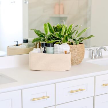 Органайзери для полиць NaturalCozy, прямокутні, 30 x 20,3 x 11,4 см, зелені (3 шт.)