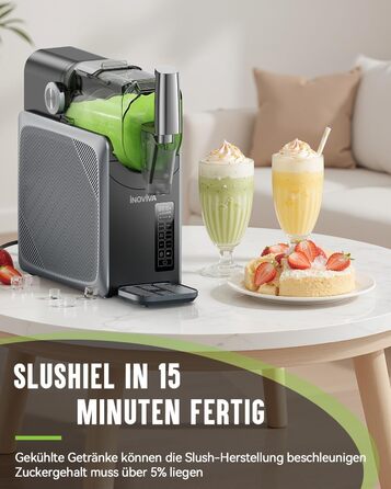 Машина для смузі без льоду, 2L, самоочищення, 5 програм, смузі, маргарита, фраппе, молочний коктейль (S1.2)