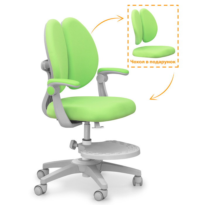 Дитяче крісло Mealux Sprint Duo Green (арт.Y-412 KZ)