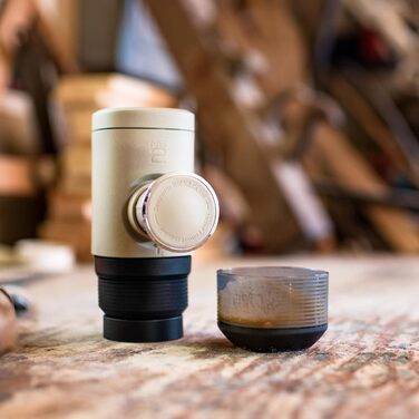 WACACO Minipresso NS2 - портативна кавомашина для Nespresso капсул, ручна, бежевий колір