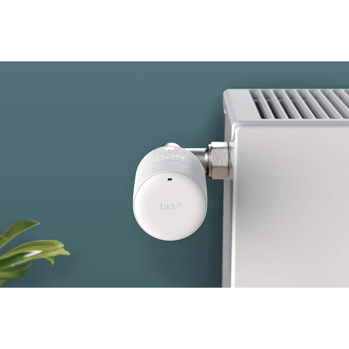 Термостат на радіатор Tado° Smart - додатковий, для індивідуального керування опаленням, білий, простий монтаж