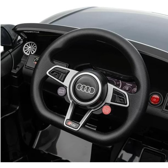 Дитячий електромобіль FINOOS Audi TT RS 12V з пультом, чорний